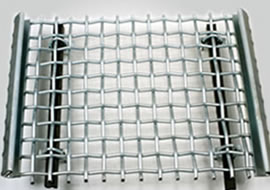 Crimped Mesh Screen with Metal Hooks